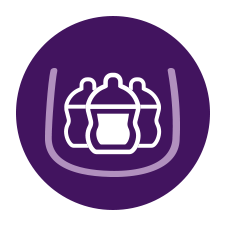 Икона за стерилизатори Philips Avent, пестяща място конструкция