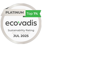 Платинен медал EcoVadis юли 2025
