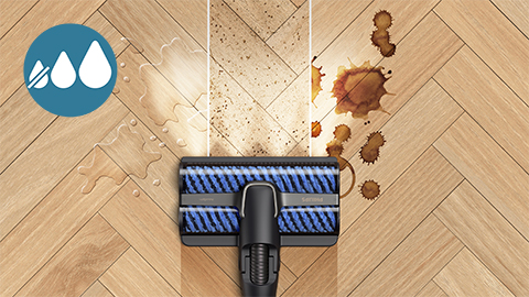 Безкабелна прахосмукачка Philips AquaTrio за сухо и мокро почистване от серия 9000 почиства с 3 режима на чистене