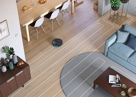 360&deg; лазерна навигация