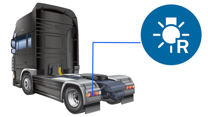 Задни габаритни светлини