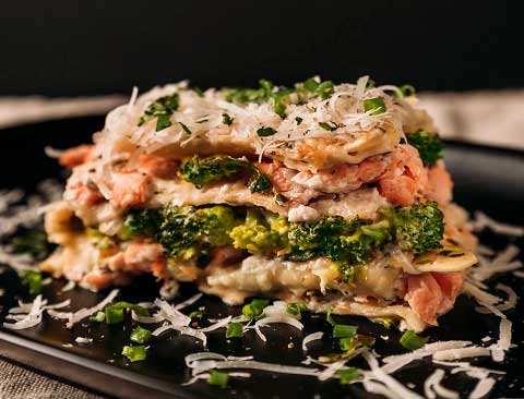 Фетучини с&nbsp;цвекло