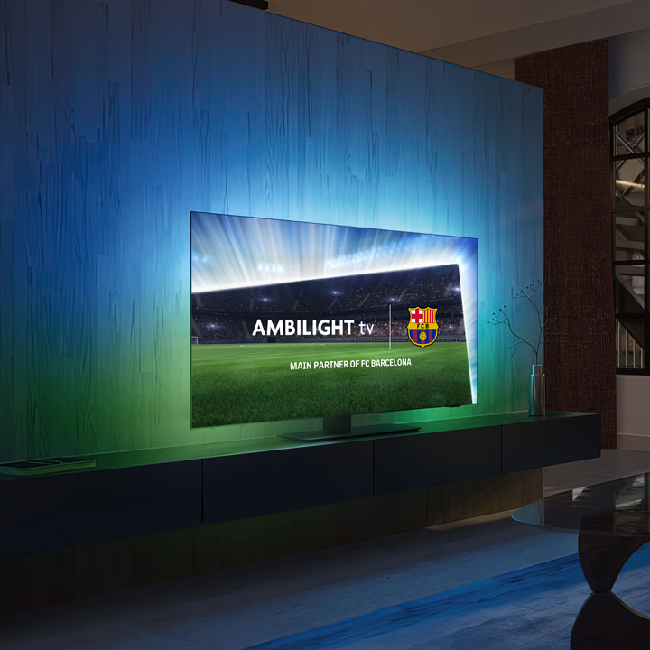 Мачове на ФК Барселона с Ambilight телевизори